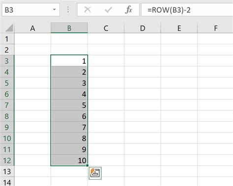 acf count rows